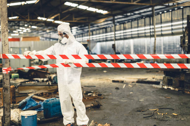 Professional Biohazard technician working in Plainfield, NH